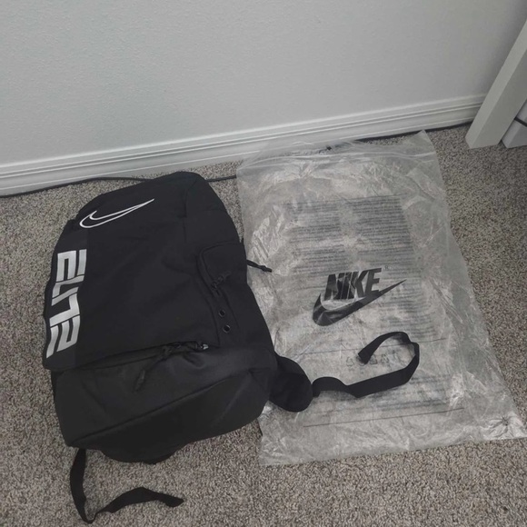 Nike Black Sporty Backpack with Padded Straps